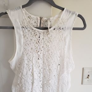 Paper Crane Lace Tank